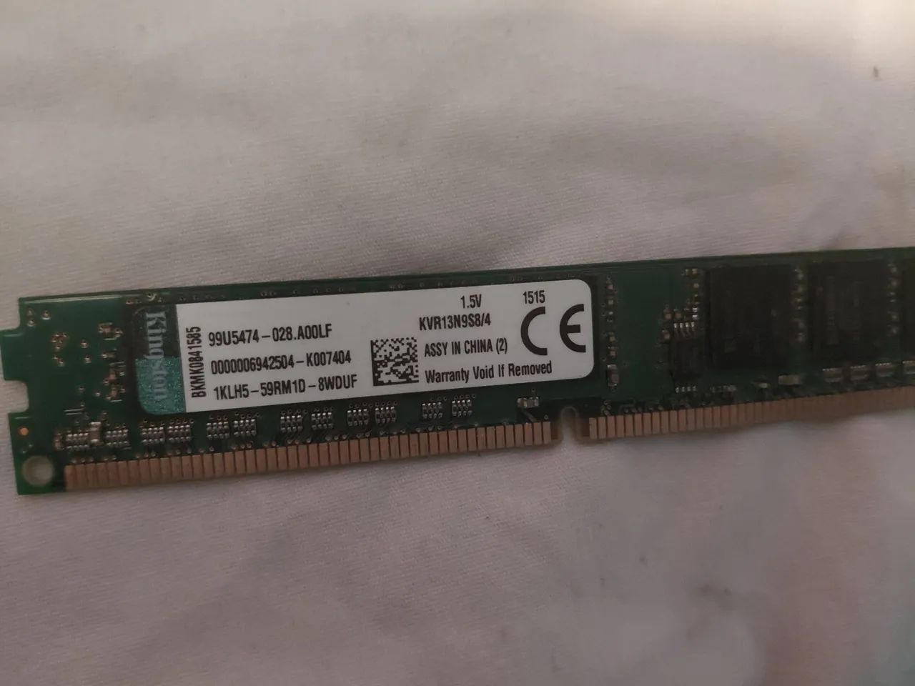 Memoria RAM 4GB DDR3 NOTEBOOK