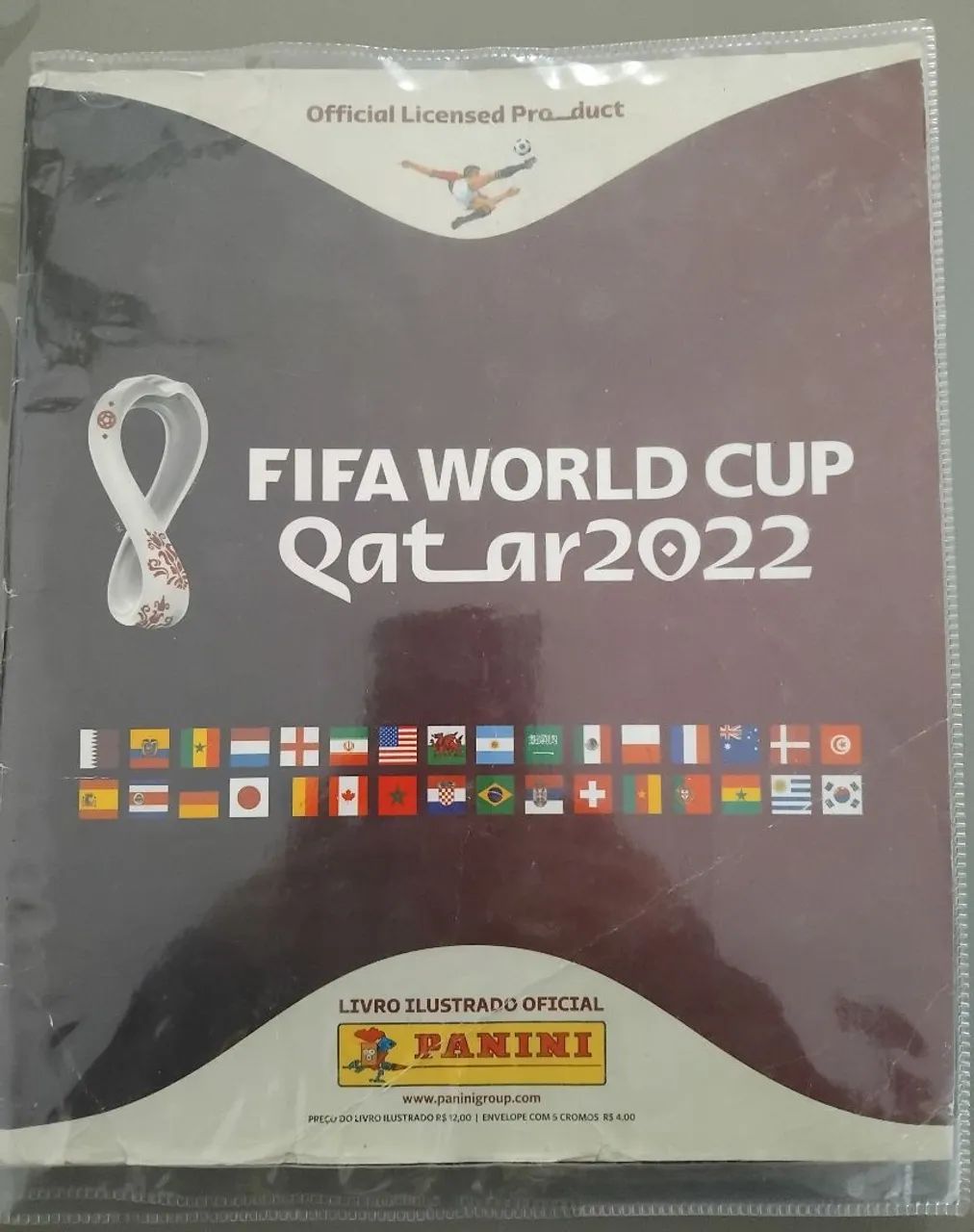 Álbum da copa 2022 completo com capa protetora 