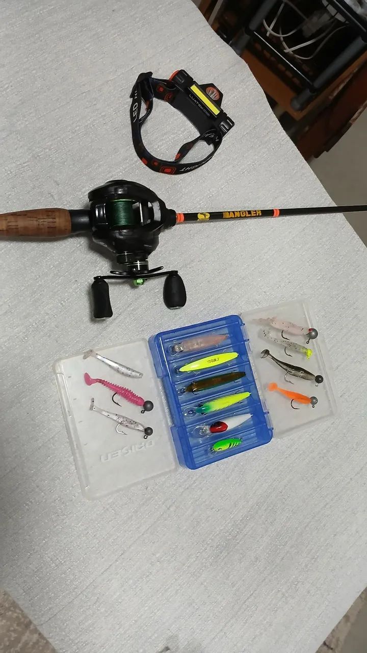 KIT Carretilha GENKI 8 (BARBADA) - Foto 3