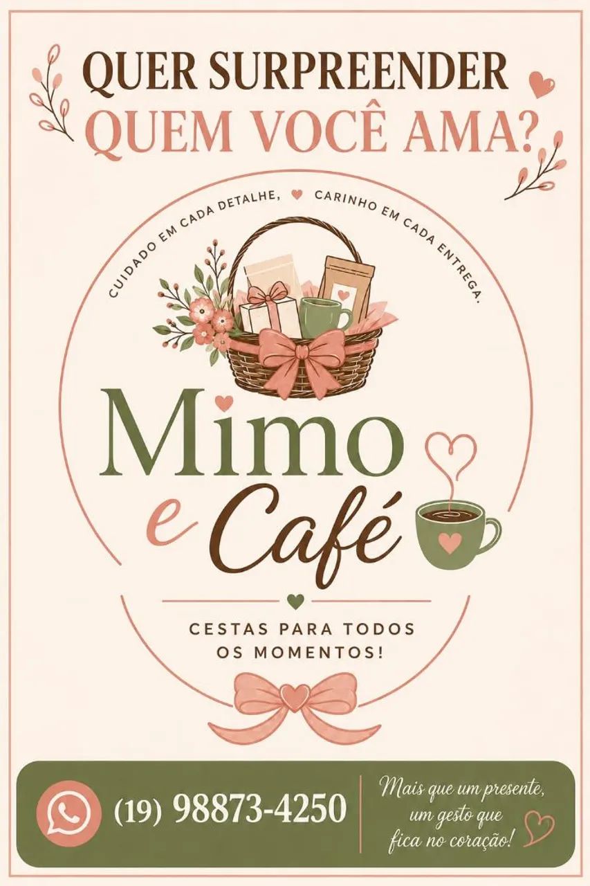 Presenteie com MIMO e CAFÉ 