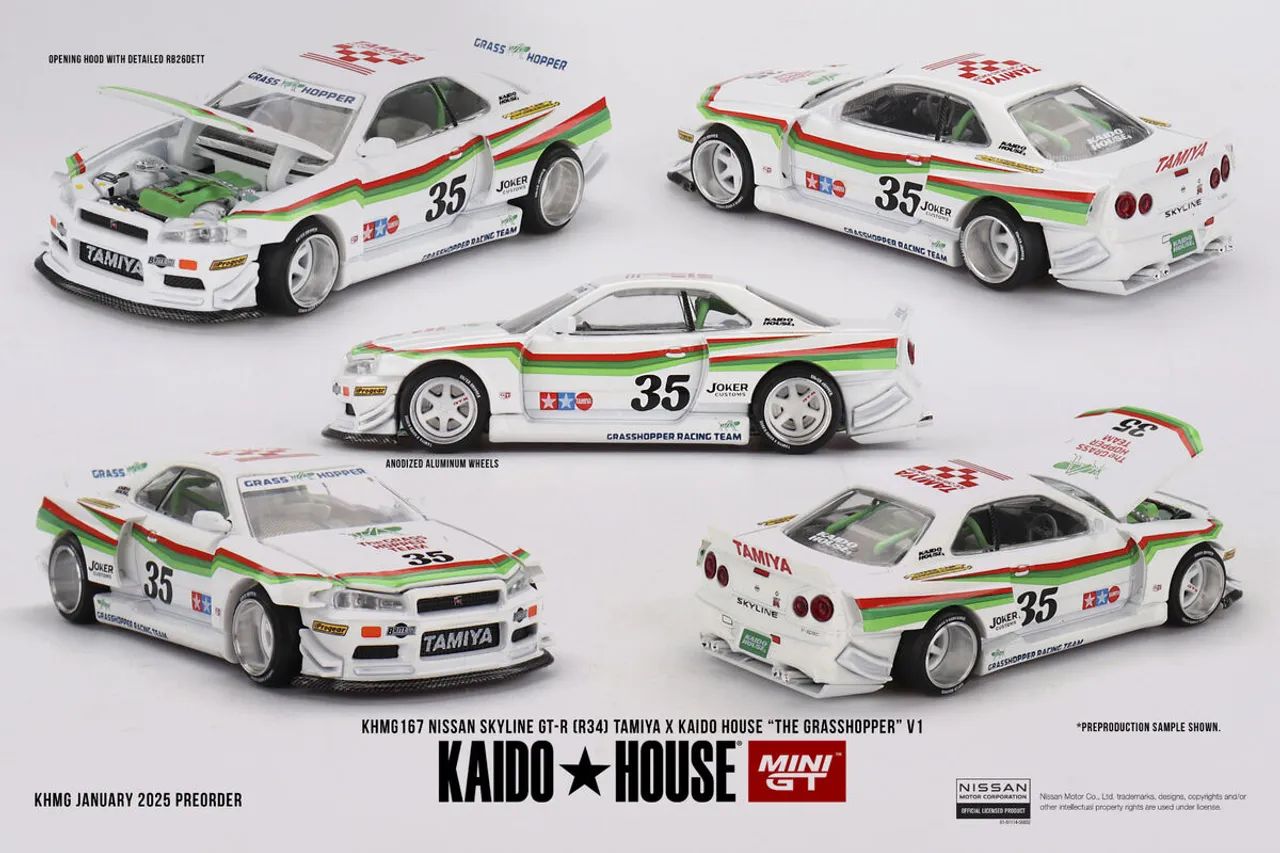 Kaido House 167 Nissan Skyline GT-R R34 ?The Grasshopper