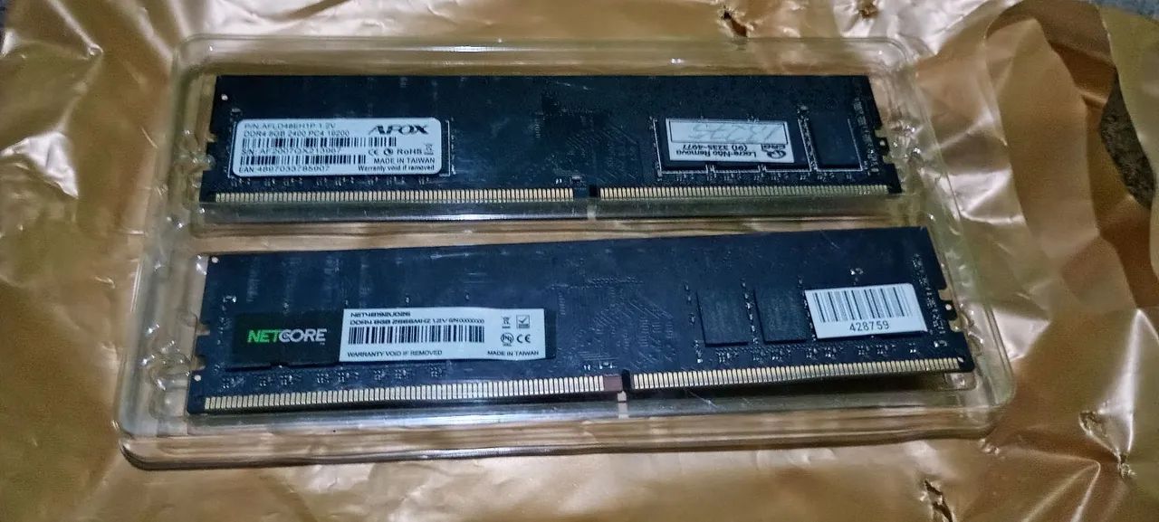 KIT de Memória RAM DDR4 16gb (2x 8gb) 