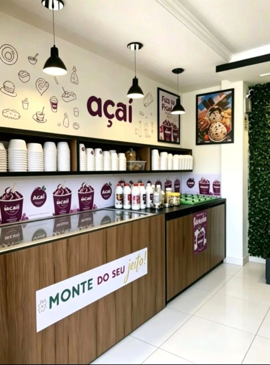 Vende-se Bancada pra açaí completa acompanha o freezer 