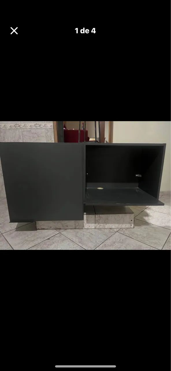 Armário aéreo + suporte para microondas 
