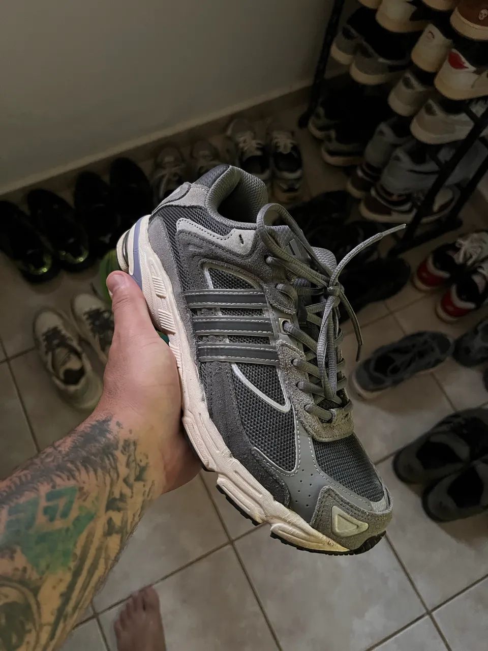 Adidas response cl grey lavander