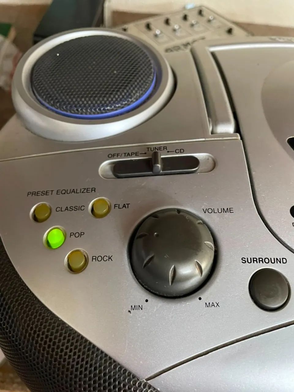 Rádio CD Gradiente Original - Rádio e Cassete Funcionando - Foto 3