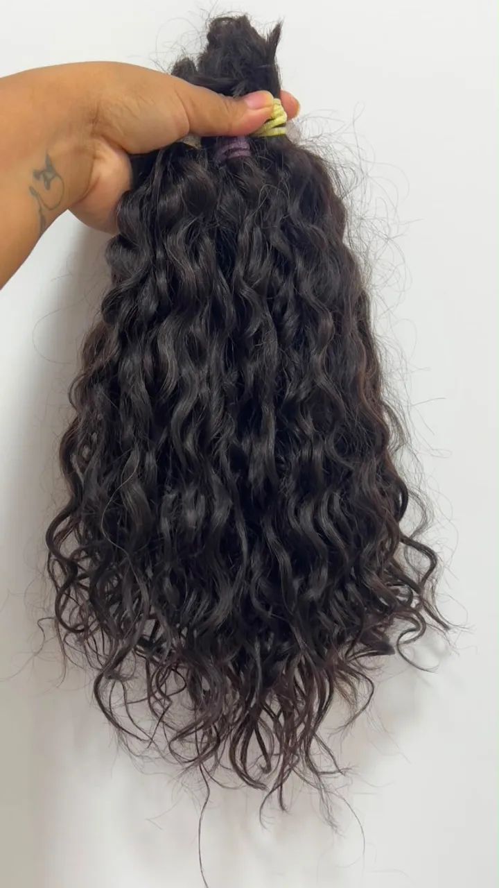 Cabelo humano cacheado natural com morena iluminada  - Foto 2