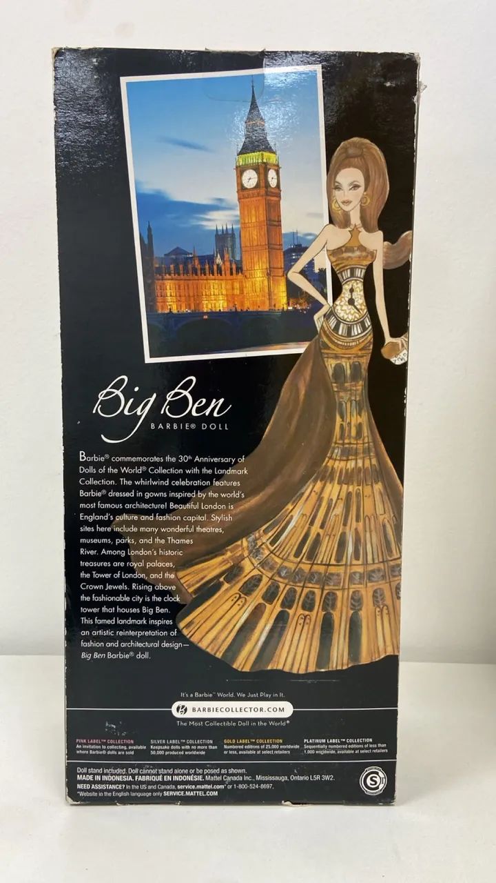 Barbie colecionável Big ben  - Foto 3