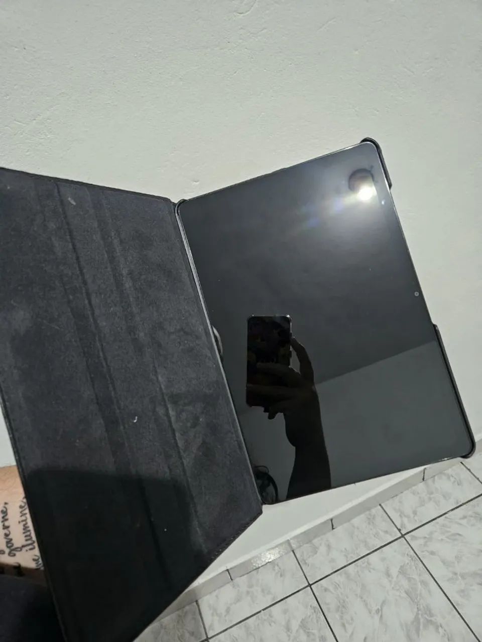 Tablet Samsung A9+ 64gigas praticamente novo - Foto 3