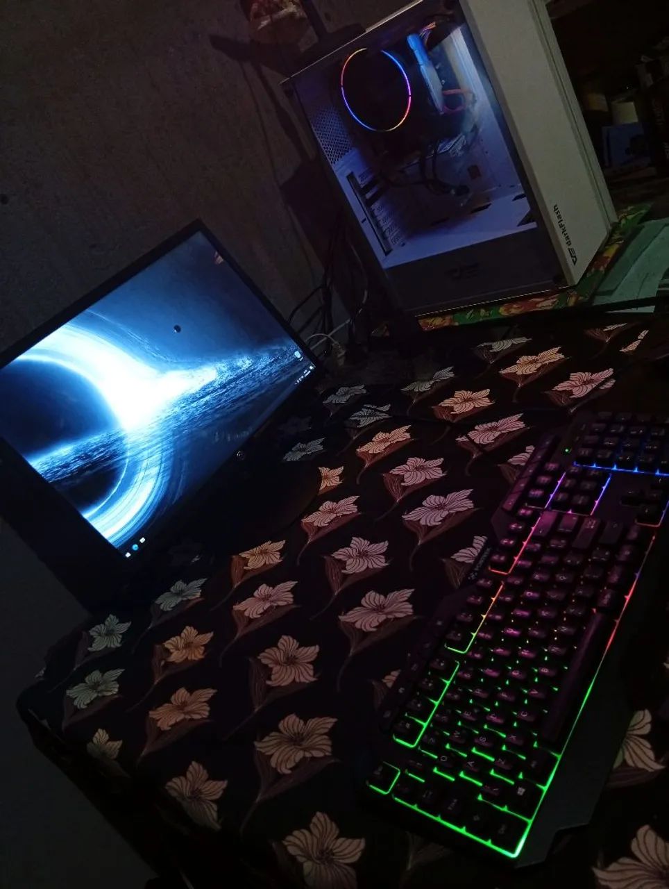 PC Gamer completo com monitor , teclado e mouse 