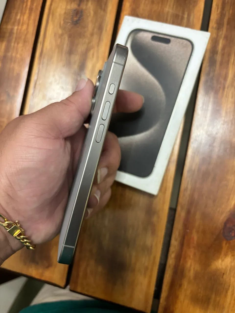 iPhone 15 pro 128 bateria 88% tela trocada tudo funcionando  - Foto 5