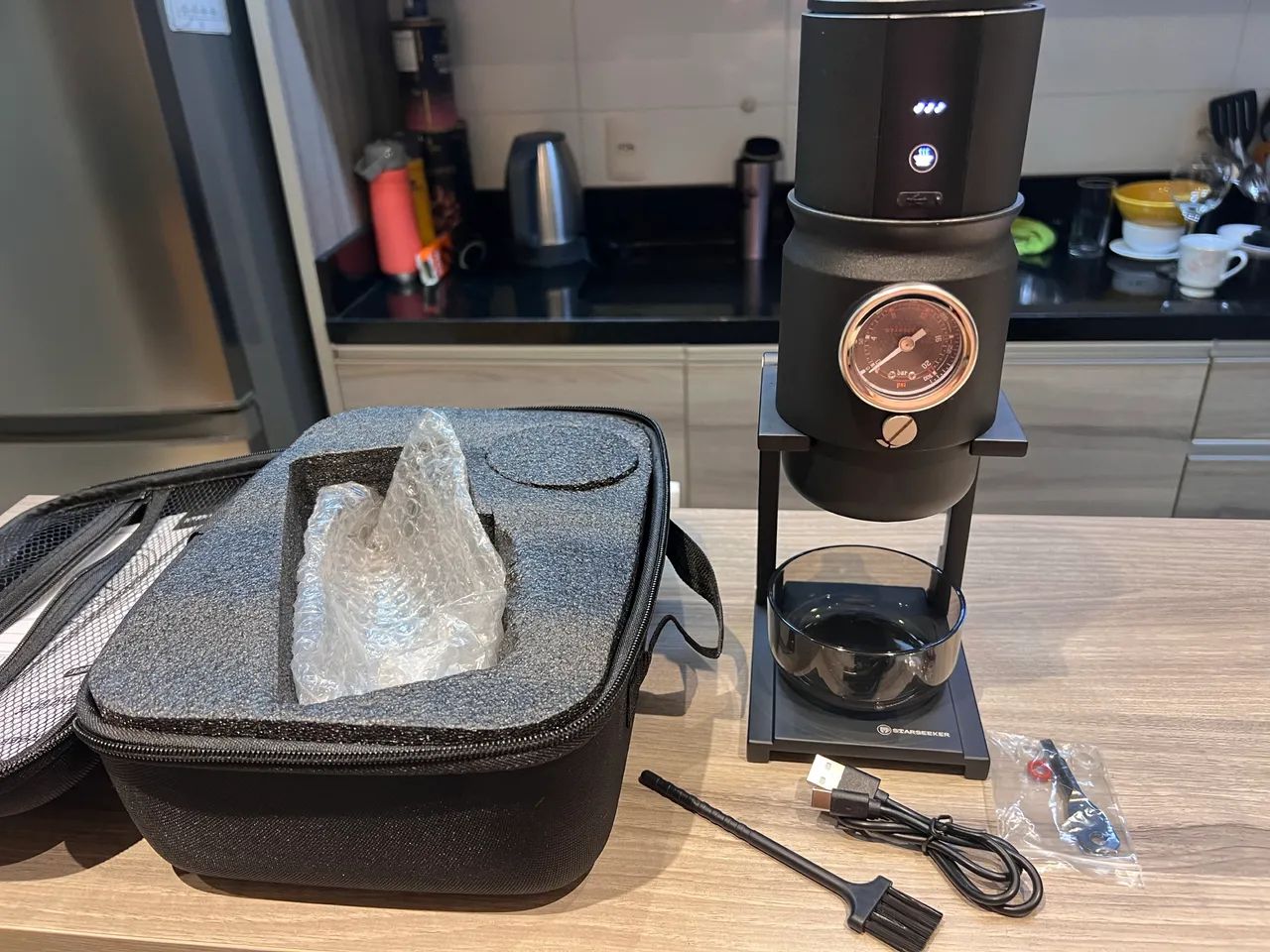 Cafeteira de espresso portátil Starseeker Super 58 - Foto 6