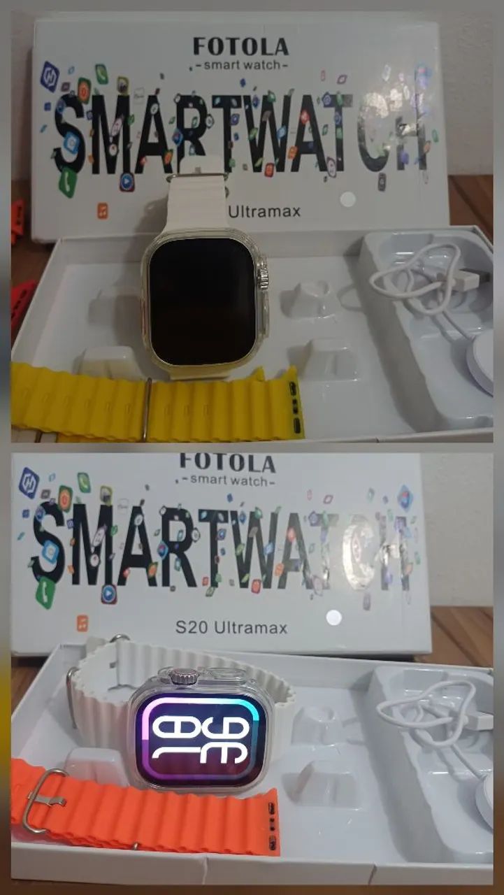 SMARTWATCH ULTRA COM PULSEIRA EXTRA  - Foto 4