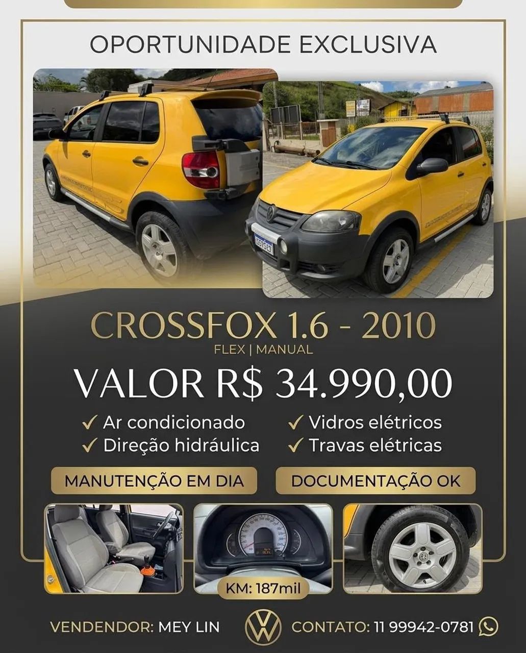 Volkswagen Crossfox 1.6 8V FLEX 2010