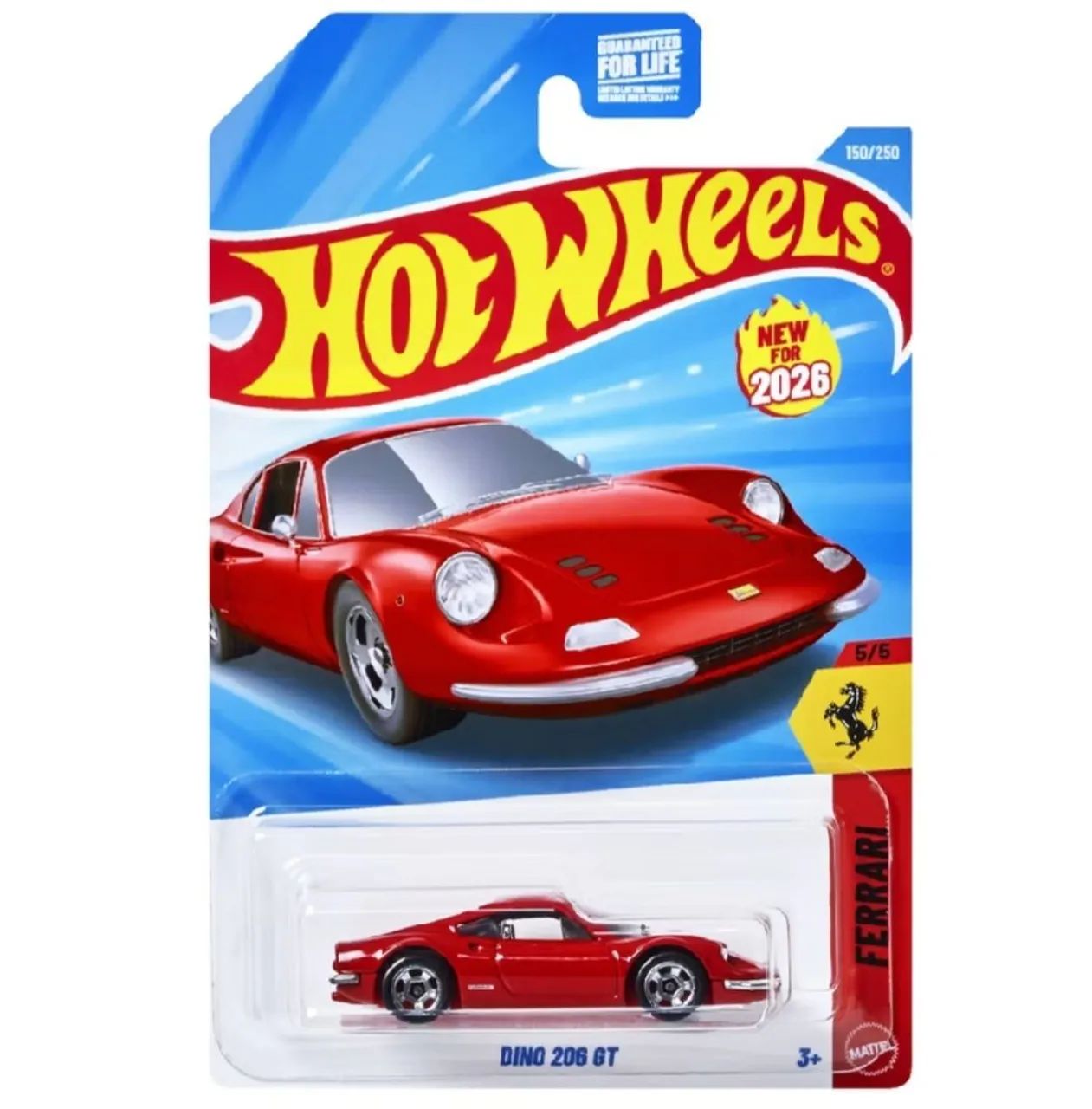 Hot wheels - Ferrari Dino 206 GT - JJH55