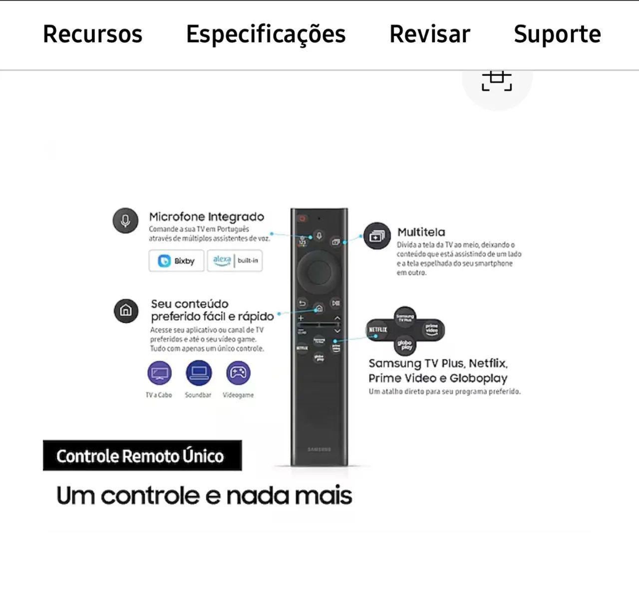TV SAMSUNG 55 polegadas QLED 4K - 2023  - Foto 2