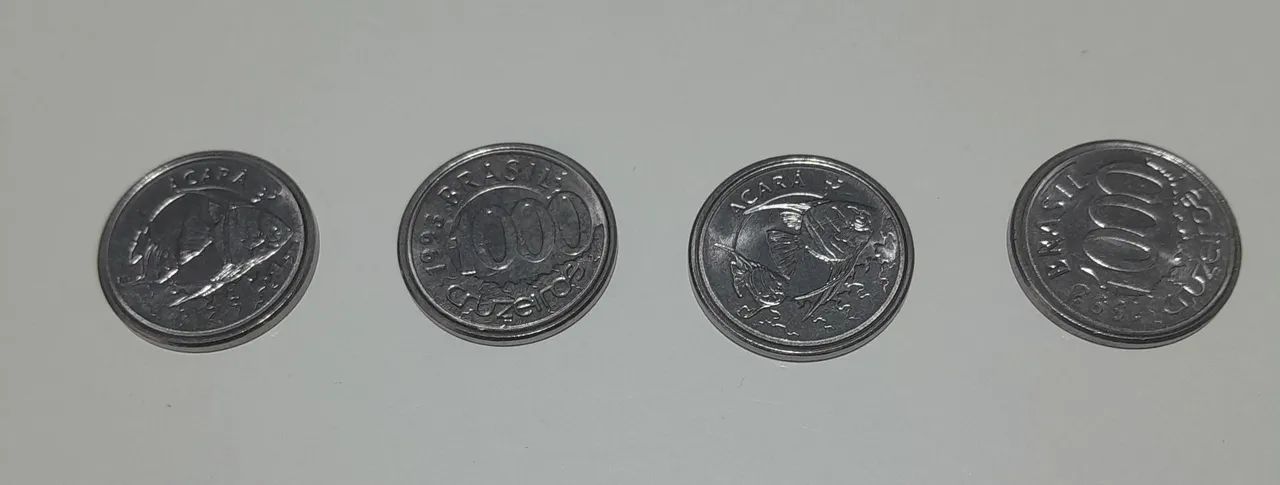 Moedas antigas de 1000 Cruzeiros  - Foto 4