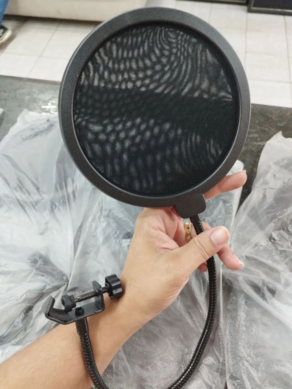 Filtros para microfone com 6 unidades - Foto 3
