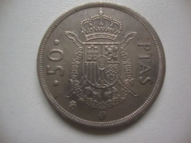 Moeda 50 pesetas (Espanha)1982. - Foto 2