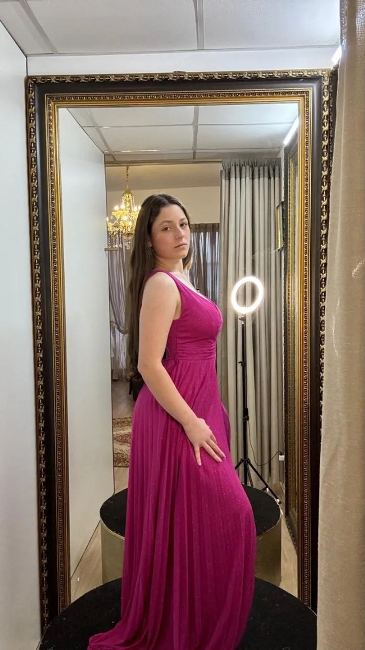 Vestido fuccia 