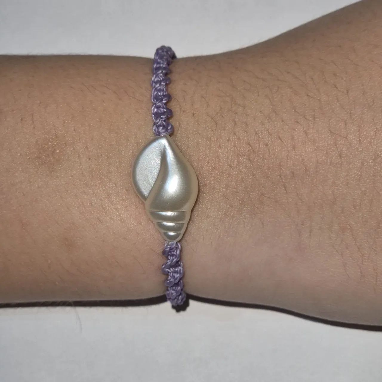 Pulseiras macramês com miçangas do mar - Foto 2
