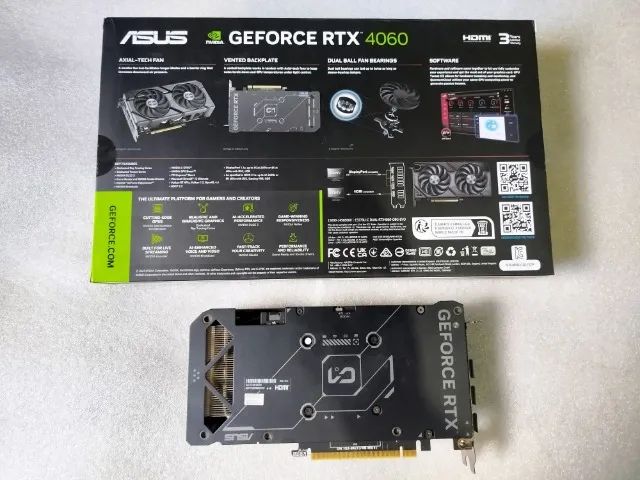 Placa de Video GPU Nvidia Asus RTX 4060 8GB - Foto 3