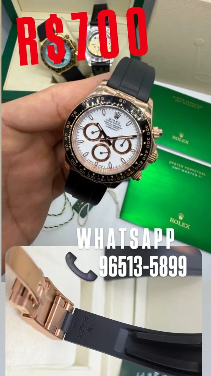 Relógio ROLEX AUTOMÁTICO  - DAYTONA ROSE GOLD ENTREGAMOS  - Foto 2