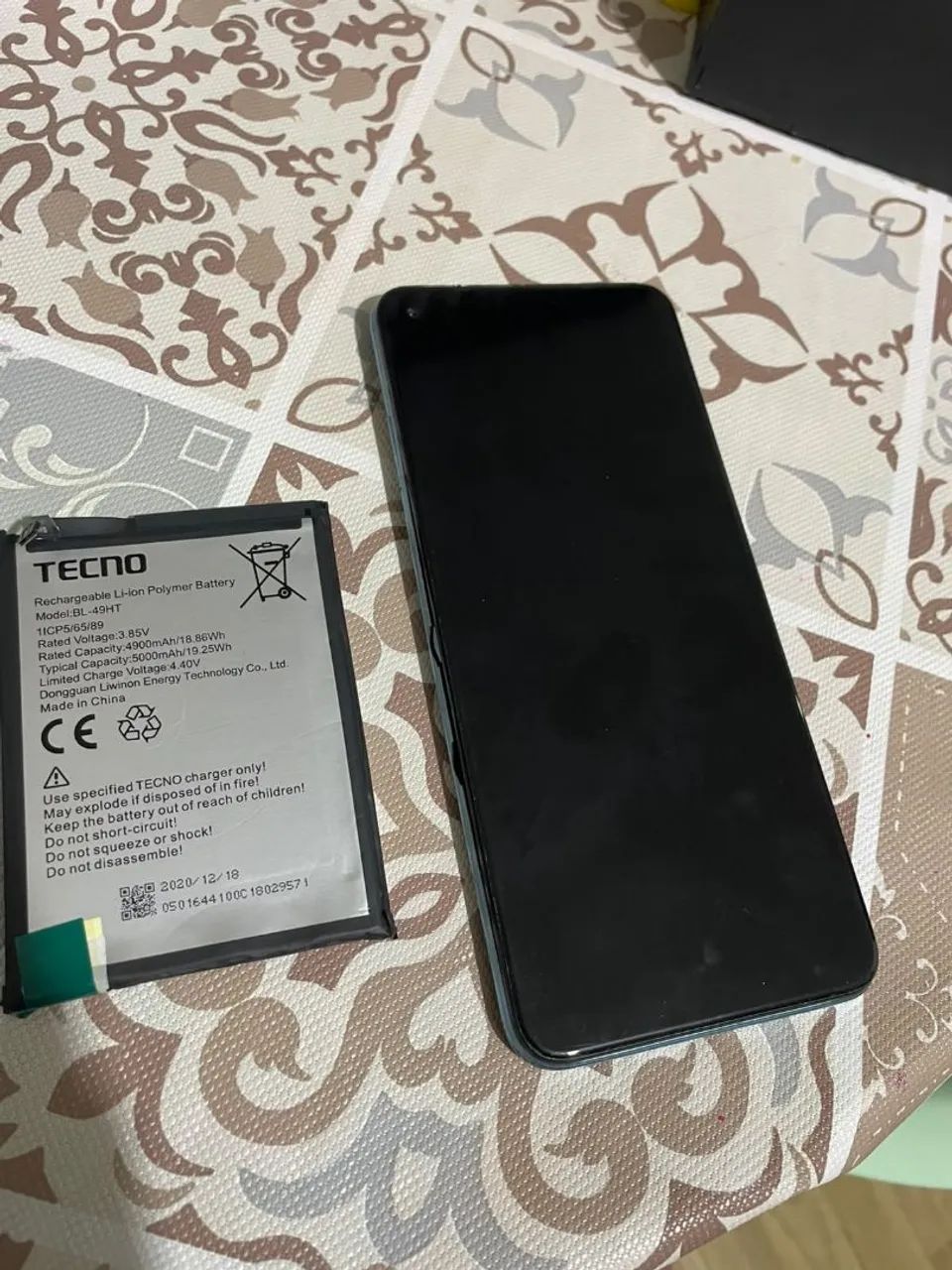 Bateria celular tecno Canon 16