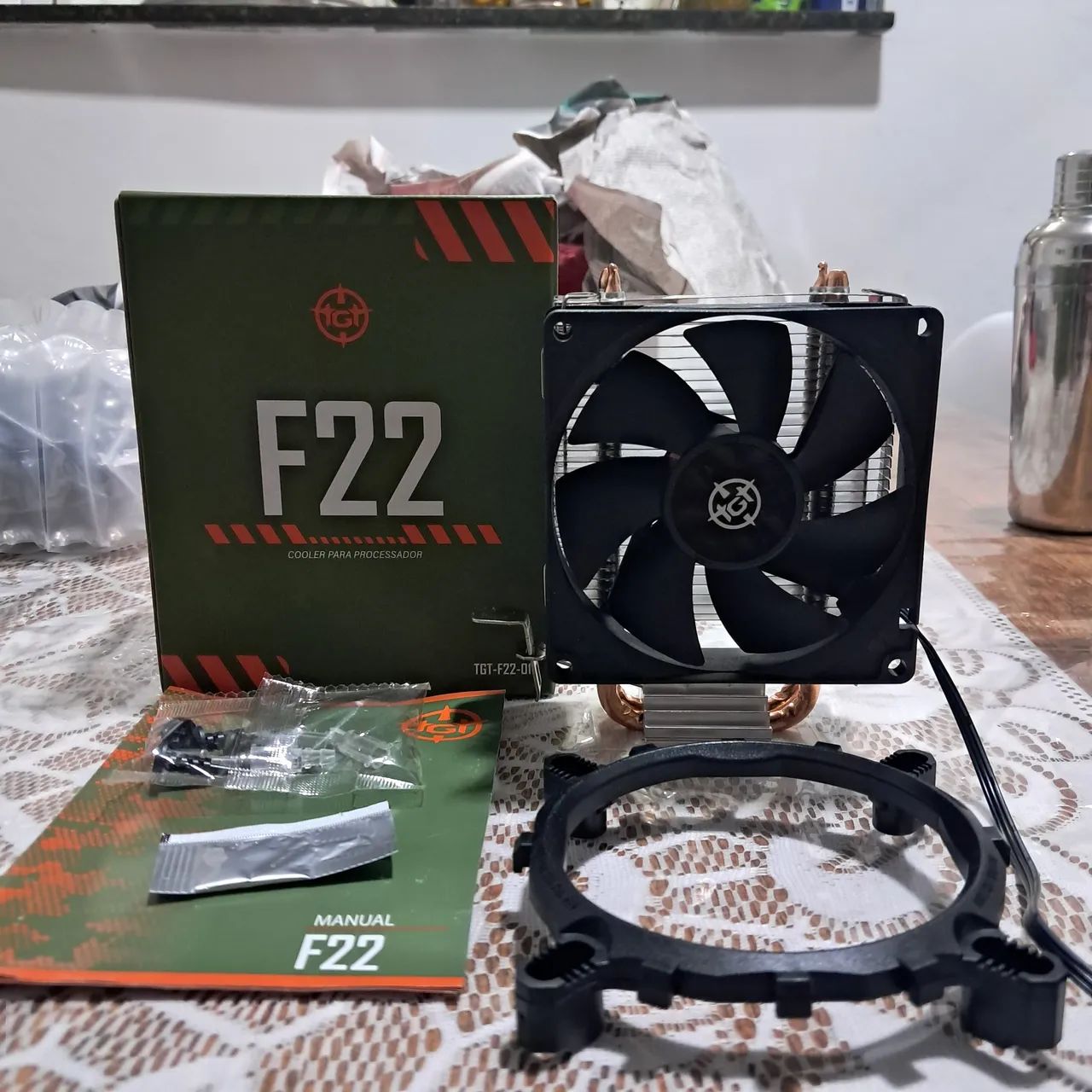 COOLER PARA PROCESSADOR AMD/INTEL F22 TGT - Foto 2