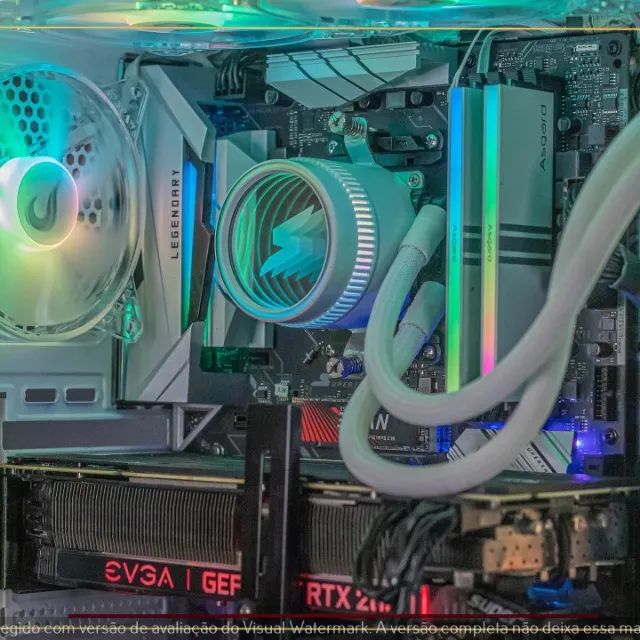 PC Gamer Ryzen 5 5600X, 16gb, 512gb NVMe, RTX 2080 Super, WC 240mm, Fonte 650W - Foto 3