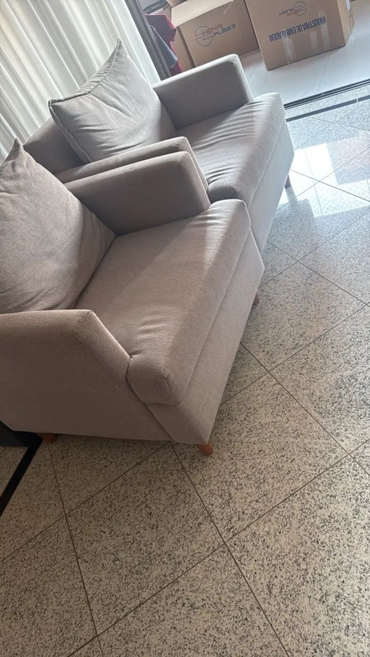 Kit poltronas linho - Foto 5