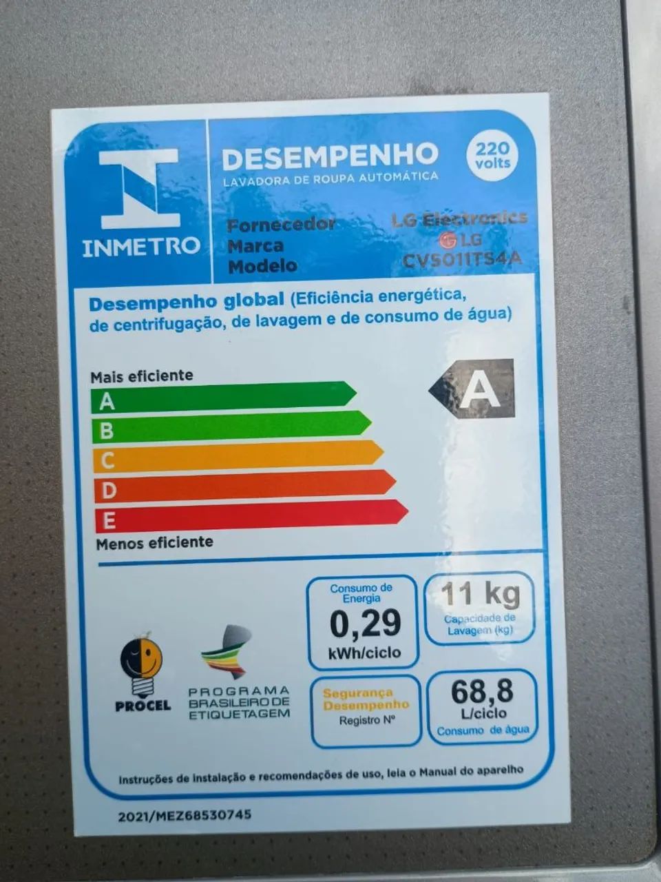 Lava seca  Lg 11kg  - Foto 2