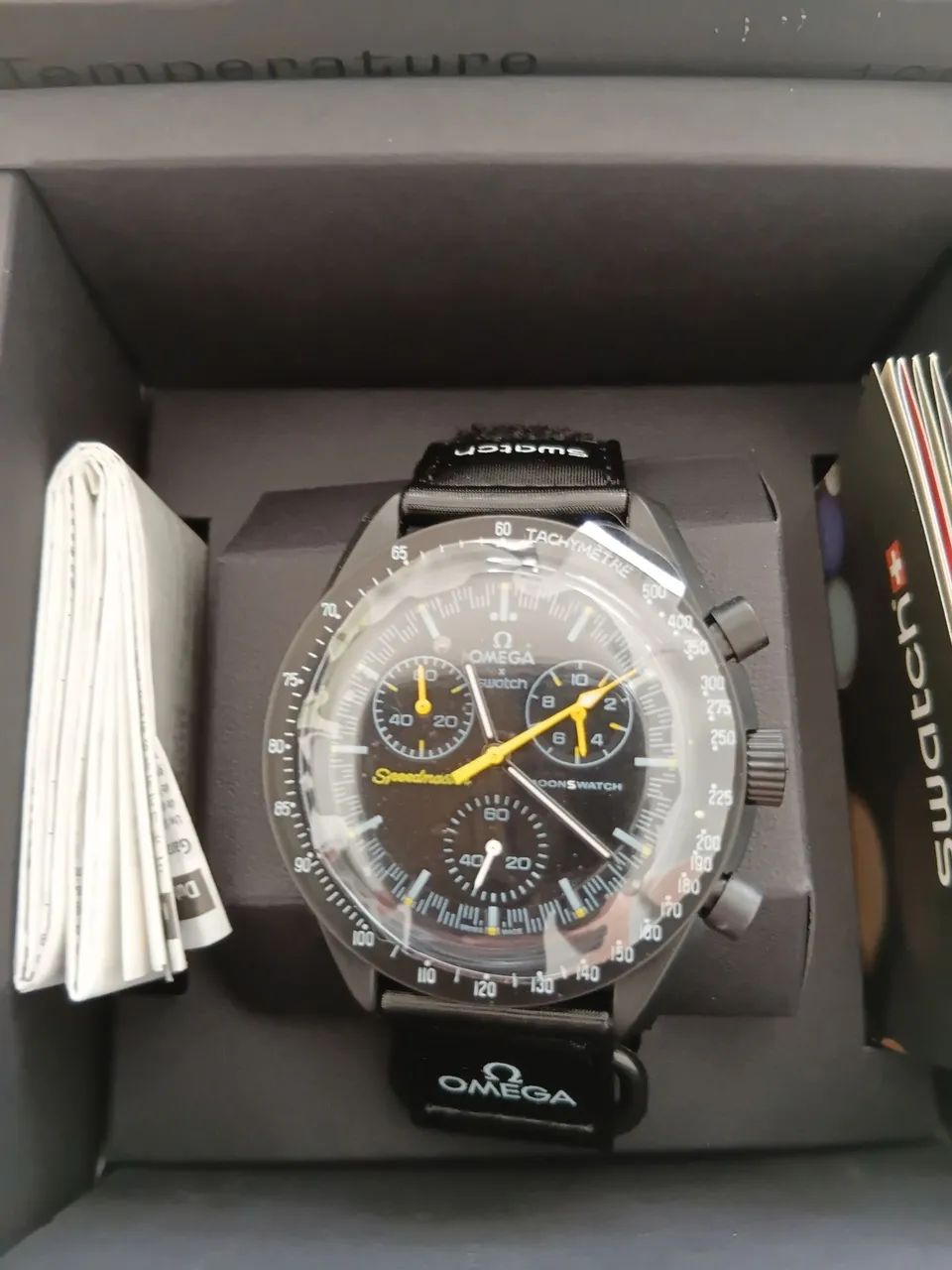 Relógio Moonswatch Mercury Black