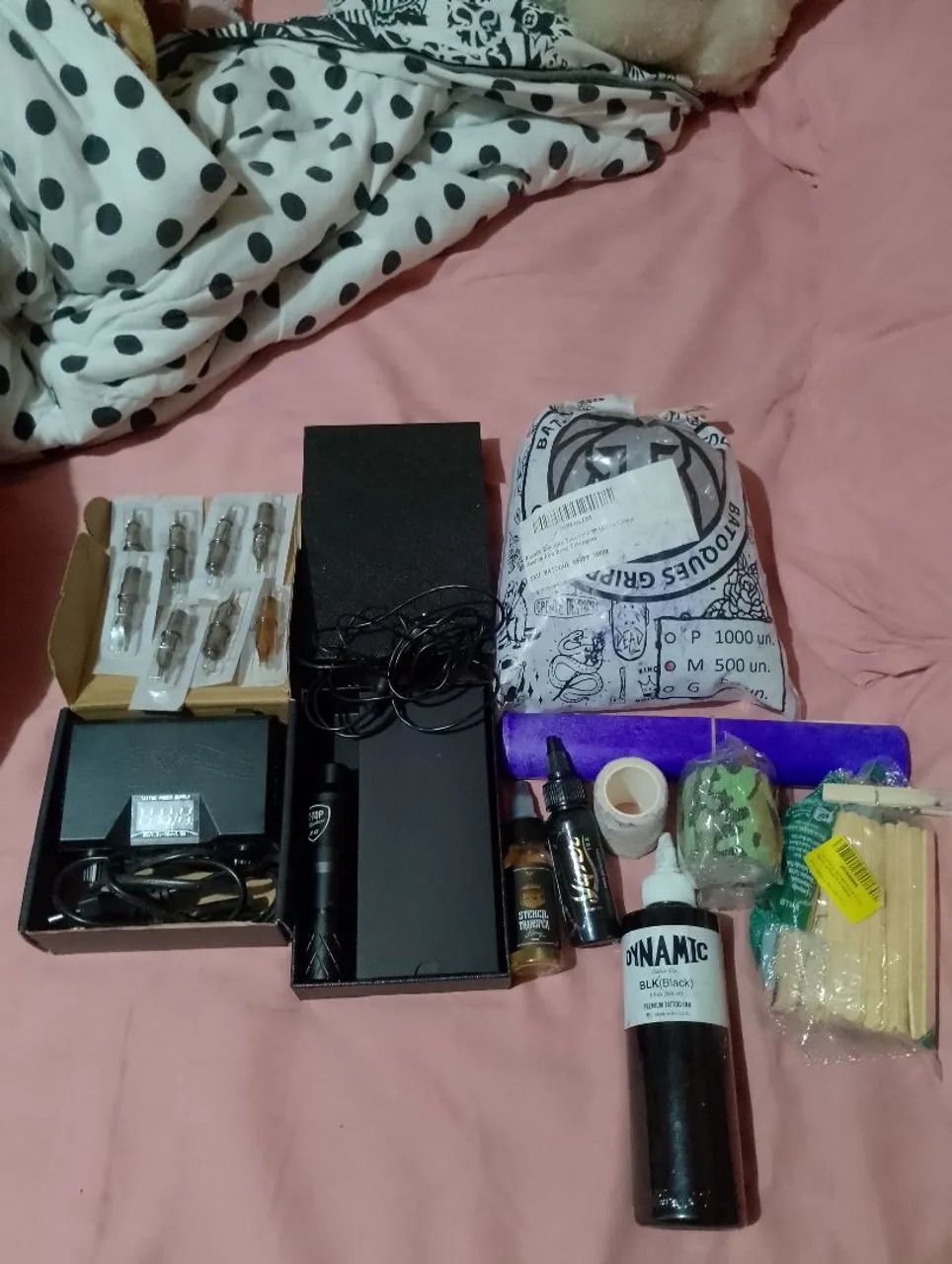 Vendo ou troco kit para tatuador 