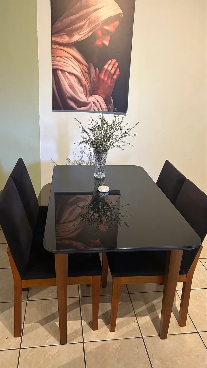 Mesa de madeira maciça - Foto 2