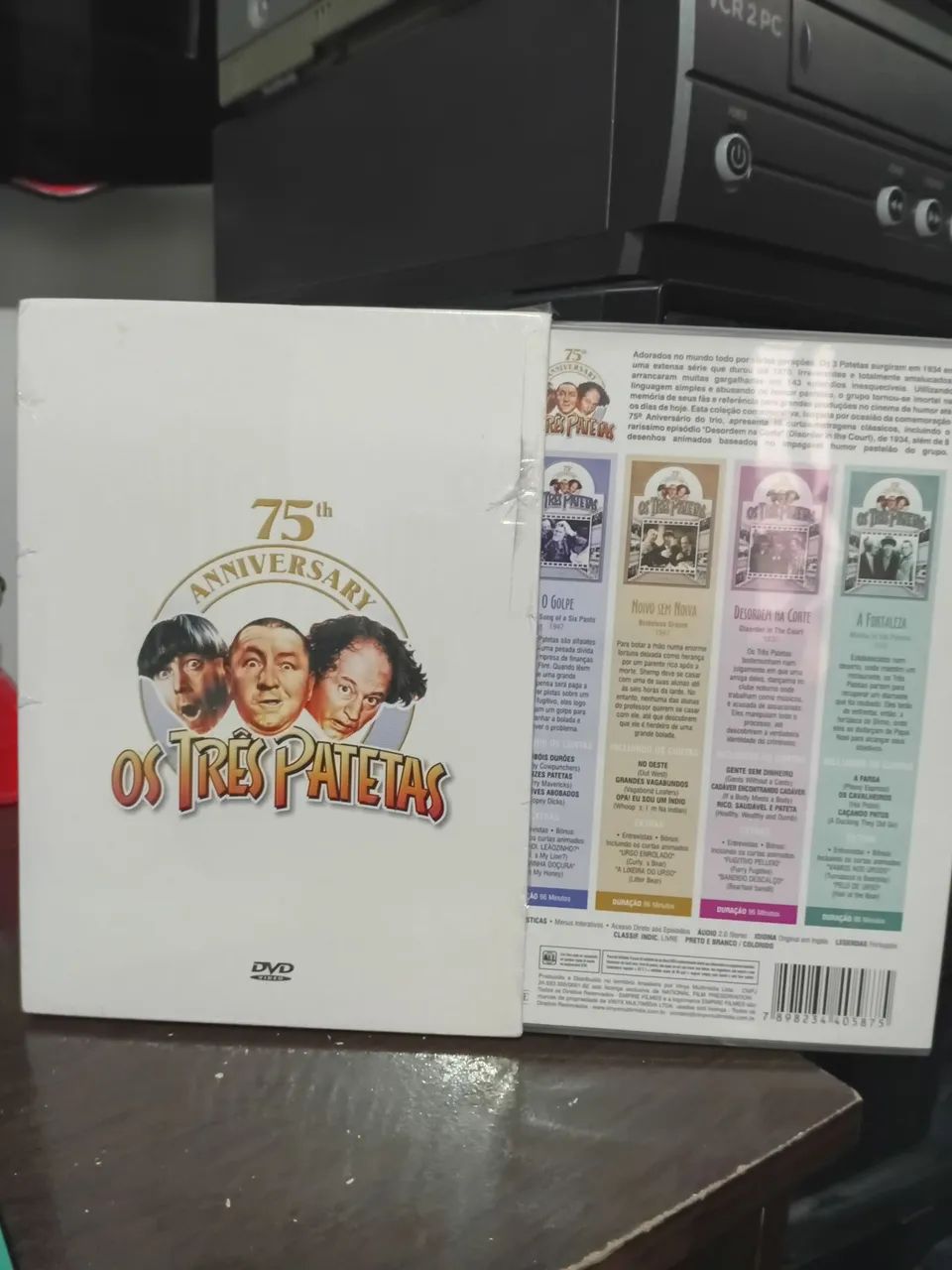 Box Os três Patetas  com 4 discos