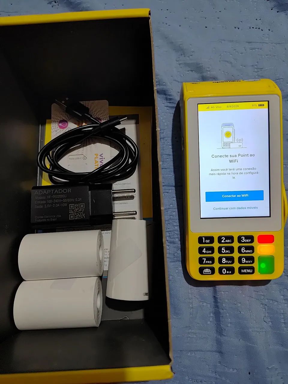 Máquina de cartão mercado pago  - Foto 4
