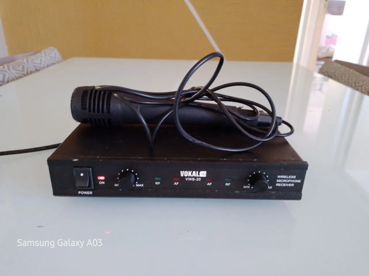 receptora do sistema de microfone sem fio Vokal VWS-20