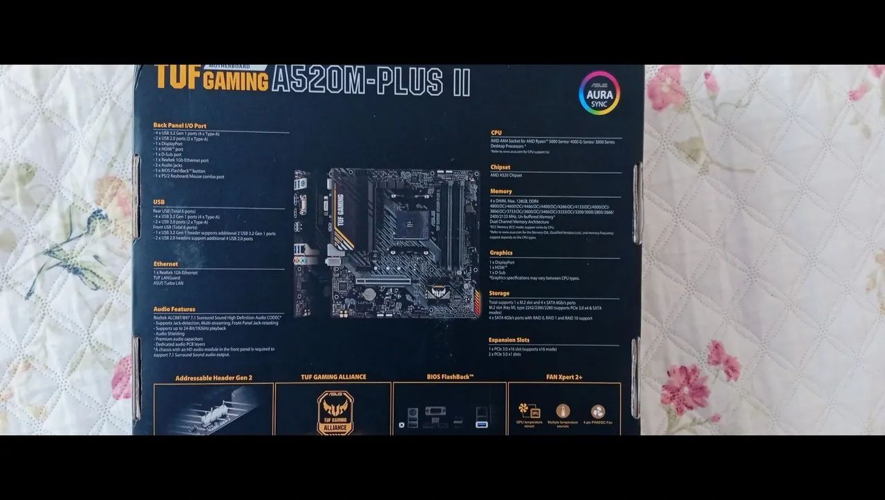 Placa Mãe Asus A520M plus II - Foto 2