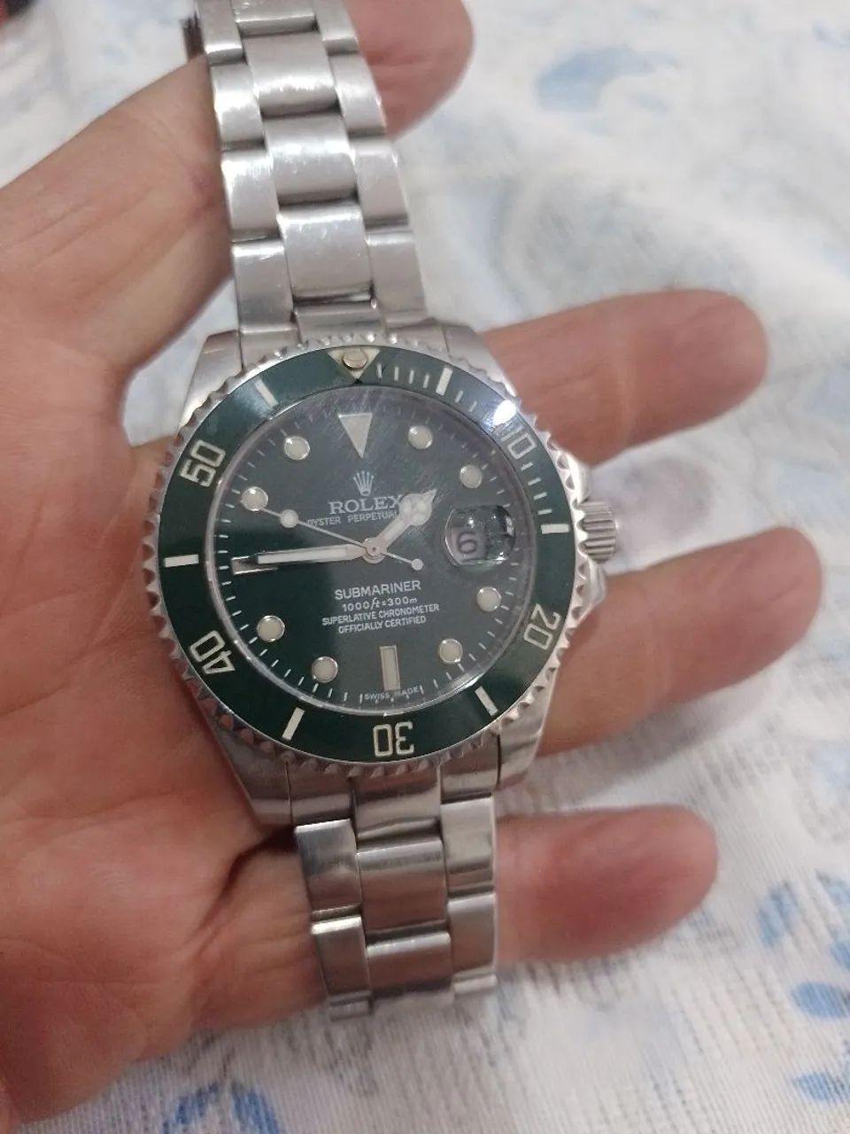 Relógio Rolex automático super novo .todo funcional