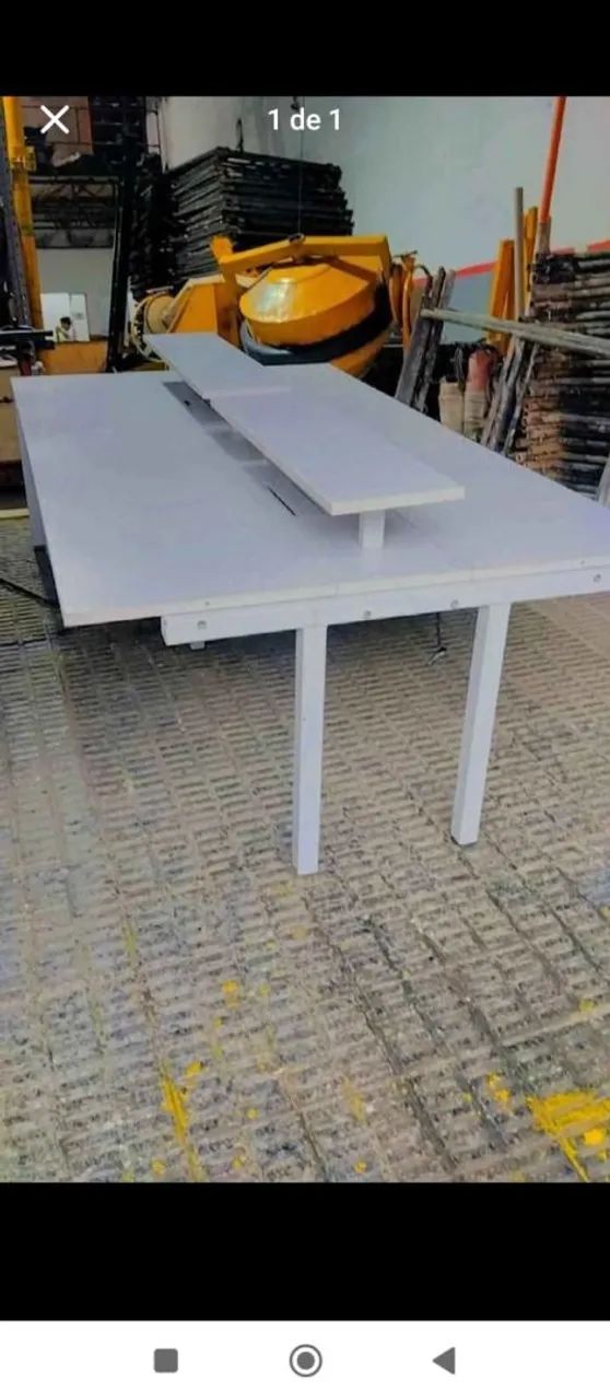 Mesa Estação de trabalho 4 lugares 