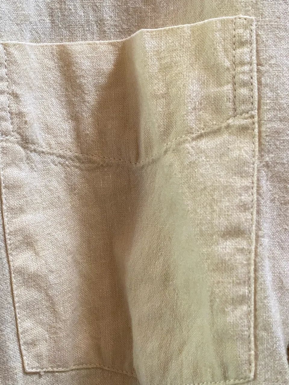 Camisa aviator original, linho com algodão. Semi nova, excelente estado. - Foto 3