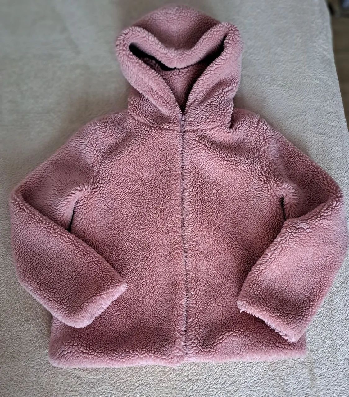 Casaco de inverno rosa