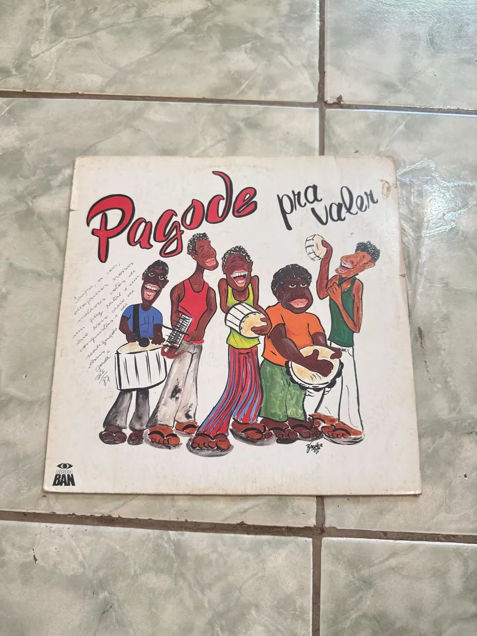 Disco de vinil lp pagode pra valer 