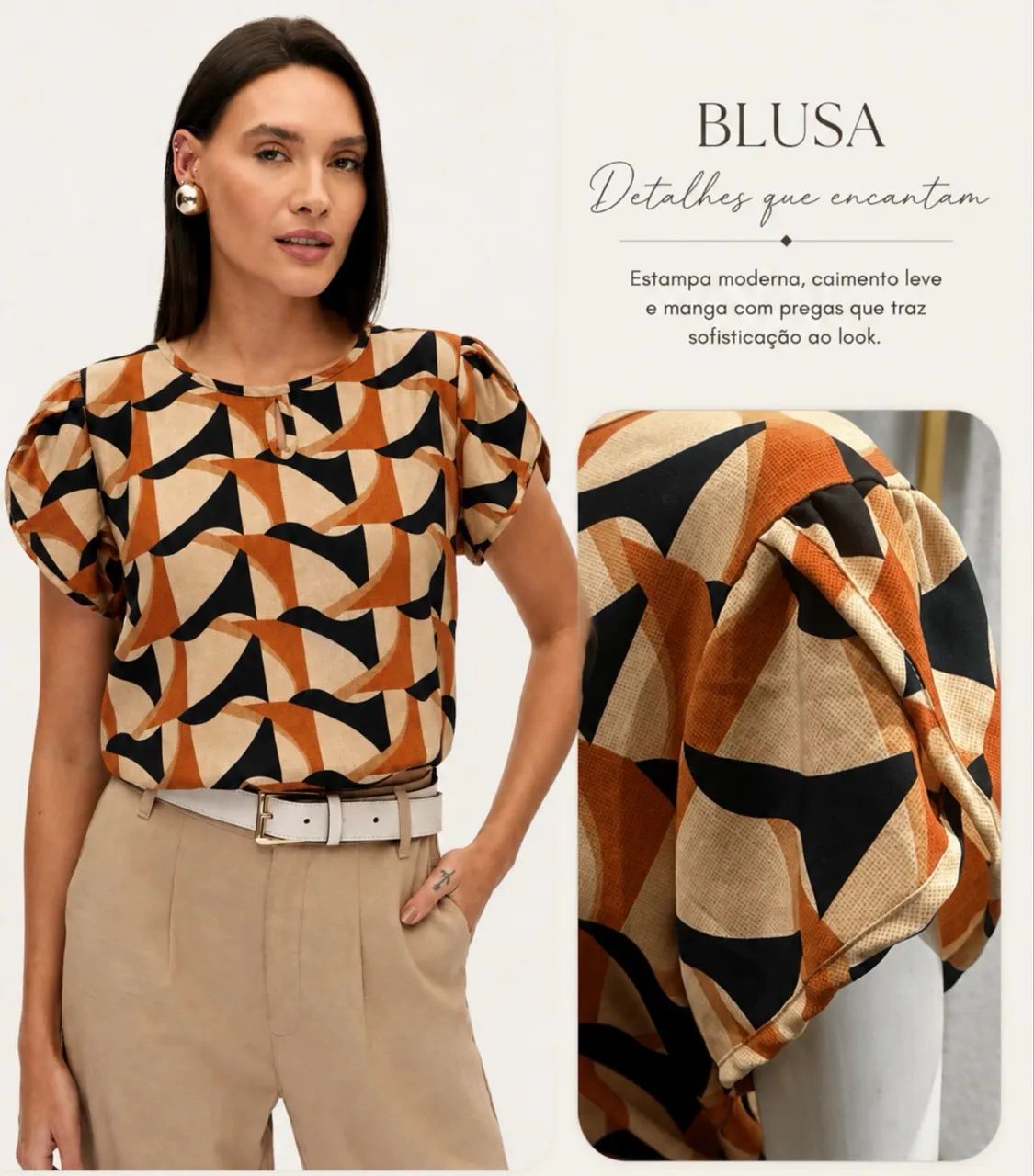 Fornecedor blusas  femininas viscose e crepinho - Foto 4