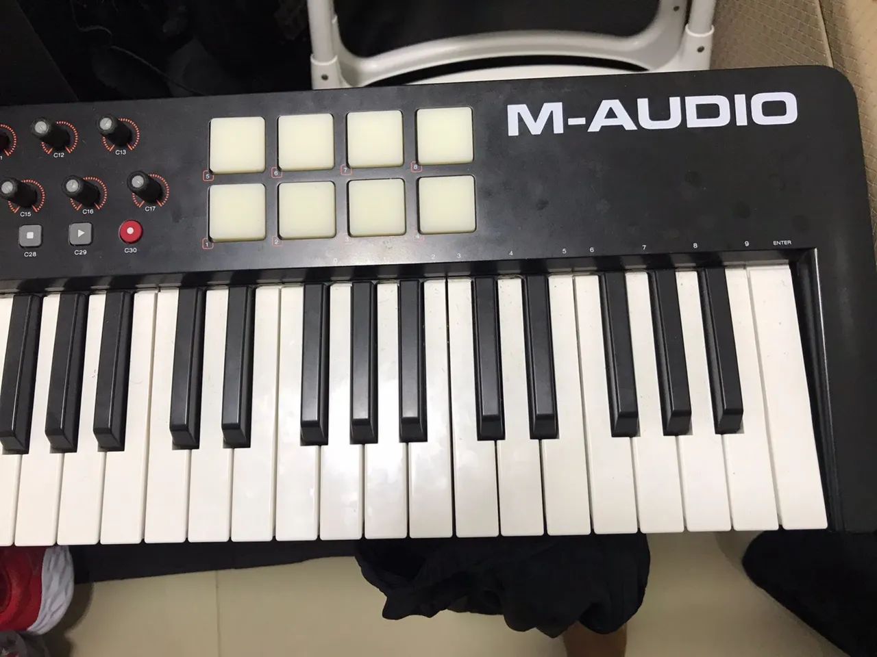 Teclado controlador M-audio