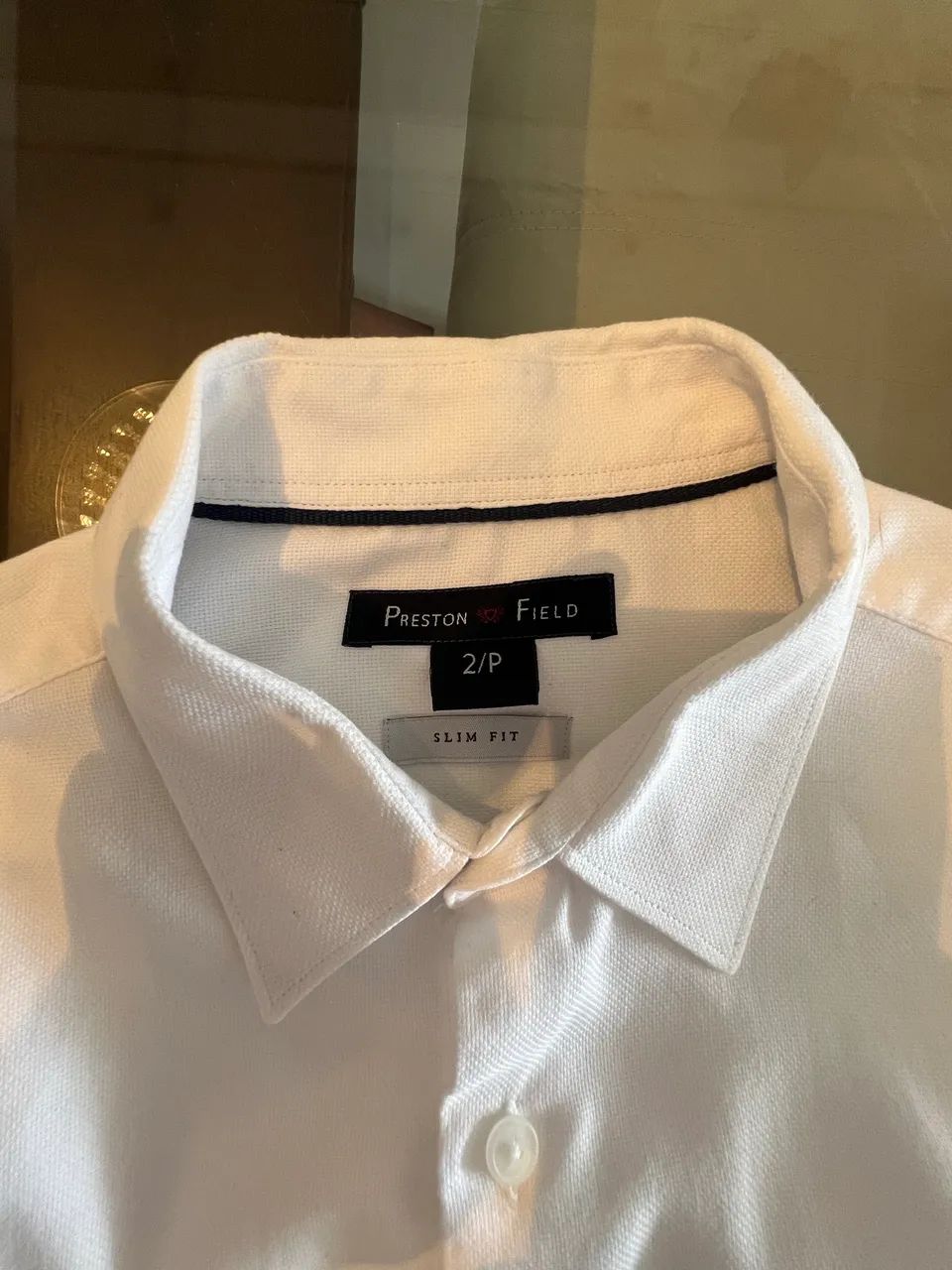 camisa slim branca - Foto 3