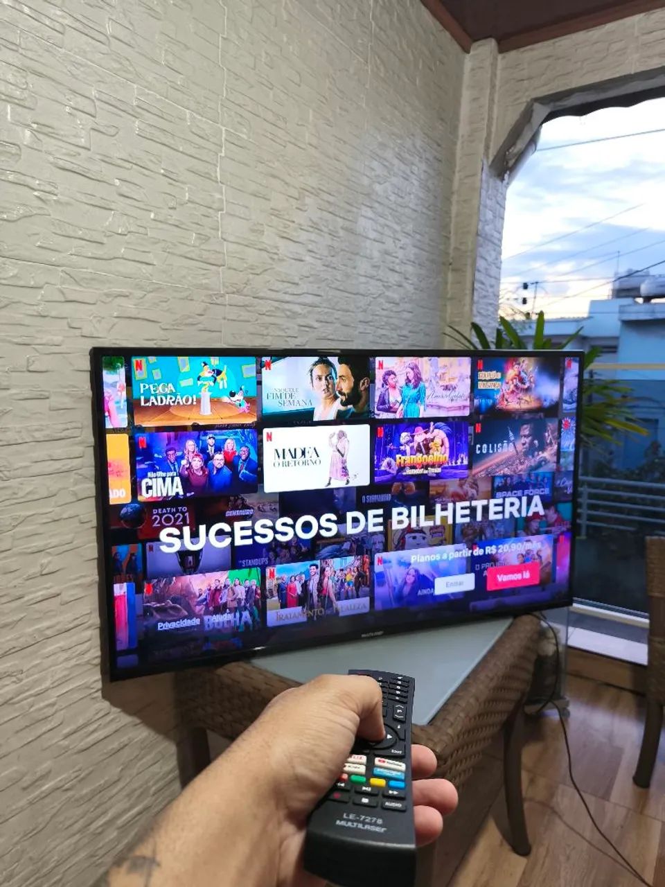 SMART TV 43 POLEGADAS IMPECÁVEL!