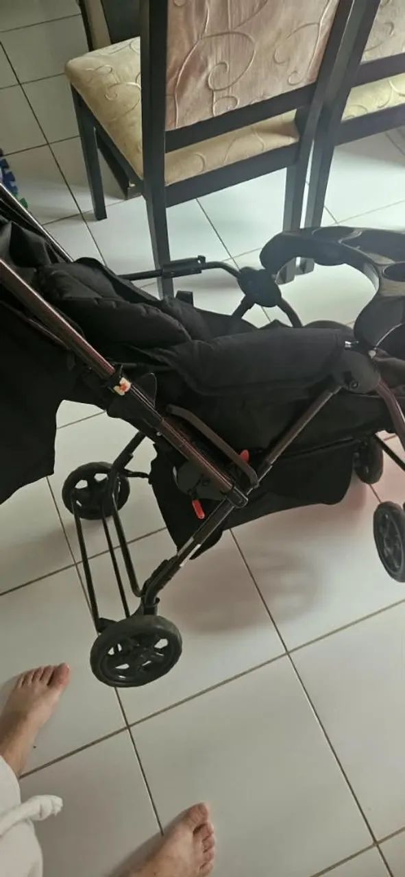 Carrinho de bebê + cadeirinha - Reverse duo - Foto 4