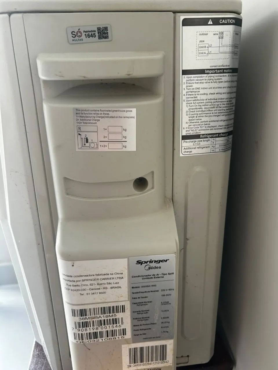 Ar Condicionado Midea Inverter Multi Split 2 Evaporadoras - Foto 3